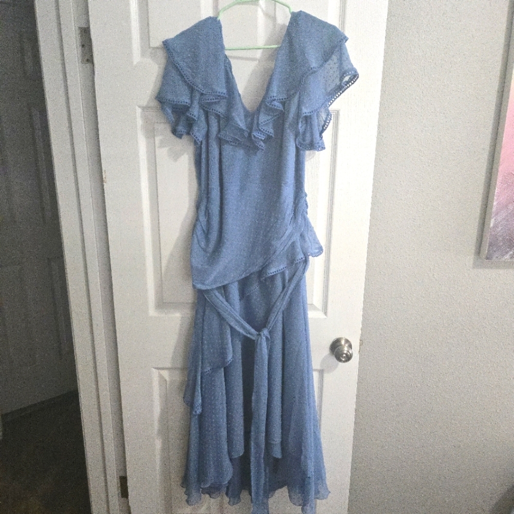 Asos curve ruffle dress